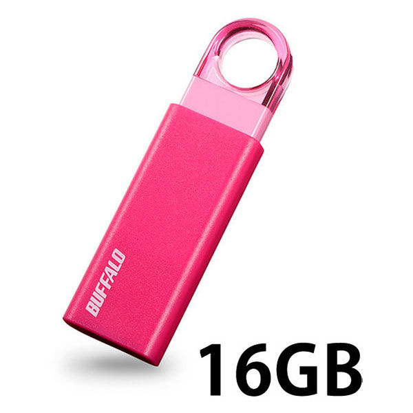 BUFFALO USB3.1(Gen1)ノックスライドUSBメモリ 16GB イエロー RUF3-KSW16G-YE