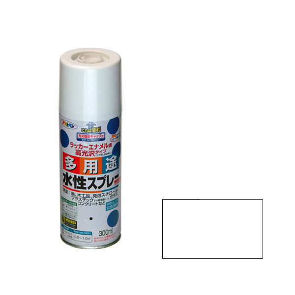 アサヒペン 水性多用途スプレー 300mL （クリヤ） 901384（直送品）