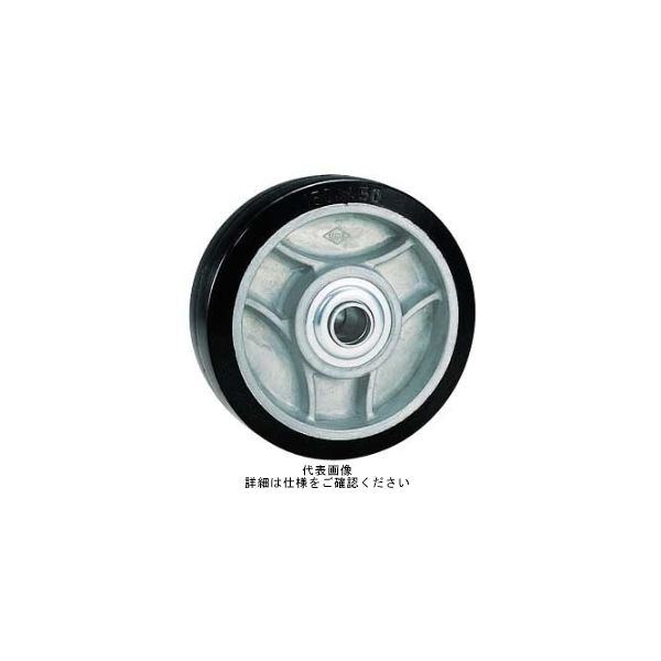 ナンシン（nansin） ゴム車輪VAHシリーズ150mm VAH-150 1セット（4個）（直送品）