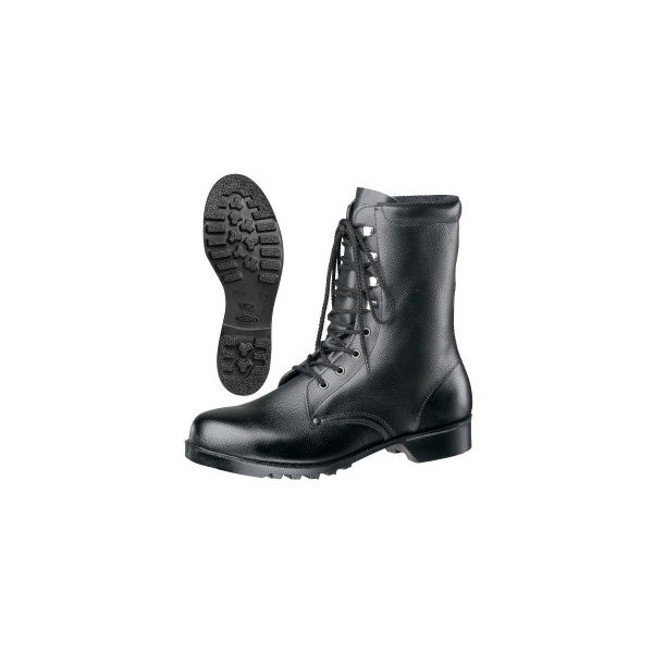 ミドリ安全 JIS規格 安全靴 長編上靴 V213N 24.5cm ブラック 1030005008 1足（直送品）