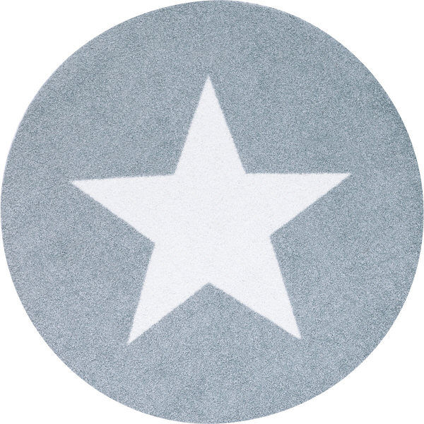 洗えるデザインマット Stars grey 75 x 75cm C022L クリーンテックス・ジャパン（直送品）