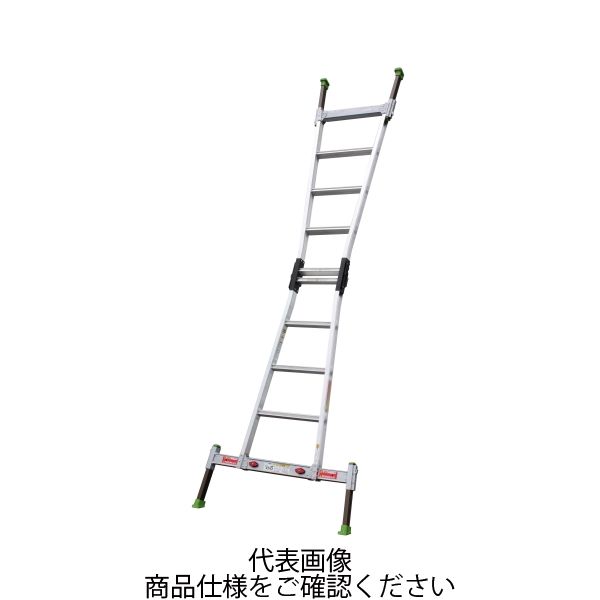 ナカオ アウトリガー一体式はしご兼用脚立 ダン吉 Dー120 D-120 1台(1個)（直送品）