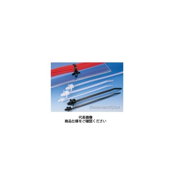 ヘラマンタイトン プッシュマウントタイ(矢じりタイプ・オフセット) RT18RSF 100本入 1セット(200本:100本×2袋)（直送品）