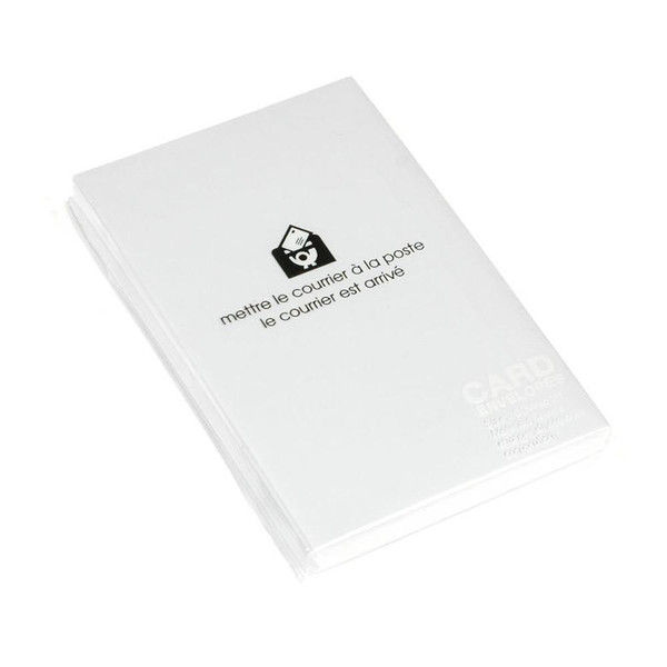エトランジェ・ディ・コスタリカ カード封筒［P］ホワイト ENYBC-P-01 1セット（20枚入り×15冊）（直送品）