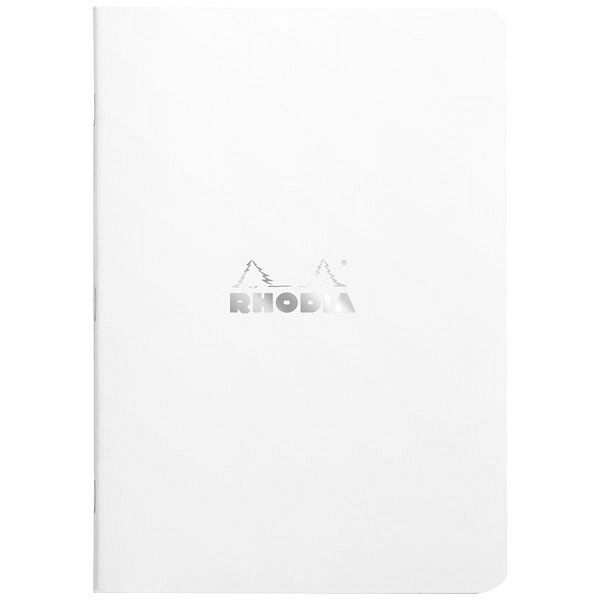 RHODIA（ロディア） ホチキス留めノート 横罫 A5 ホワイト cf119187 1セット（5冊入）（直送品）