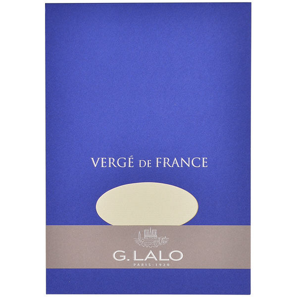 G.LALO（G.ラロ） ヴェルジェ・ド・フランス 便箋 A5 アイボリー gl11416 2セット（100枚：50枚入×2）（直送品）