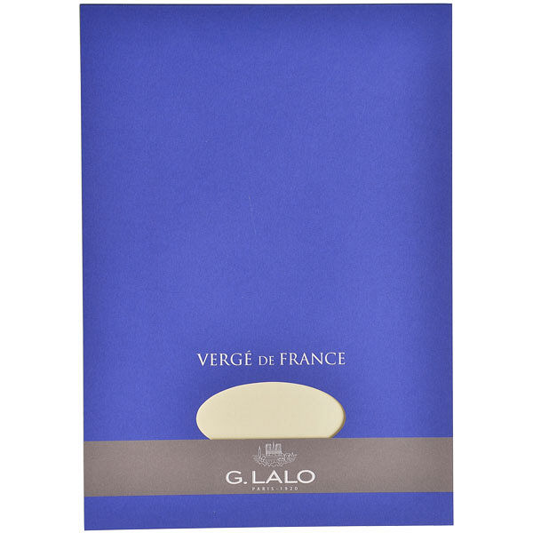 G.LALO（G.ラロ） ヴェルジェ・ド・フランス 便箋 A4 アイボリー gl12716 2セット（100枚：50枚入×2）（直送品）