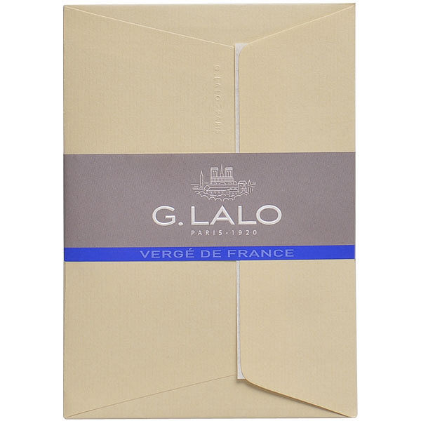 G.LALO（G.ラロ） ヴェルジェ・ド・フランス 封筒 A5二つ折り シャンパン gl52106 2セット（50枚：25枚入×2）（直送品）