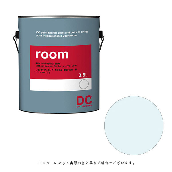 カラーワークス 室内壁用ペイント DCペイント ルーム ガロン 0468 3.8L（直送品）