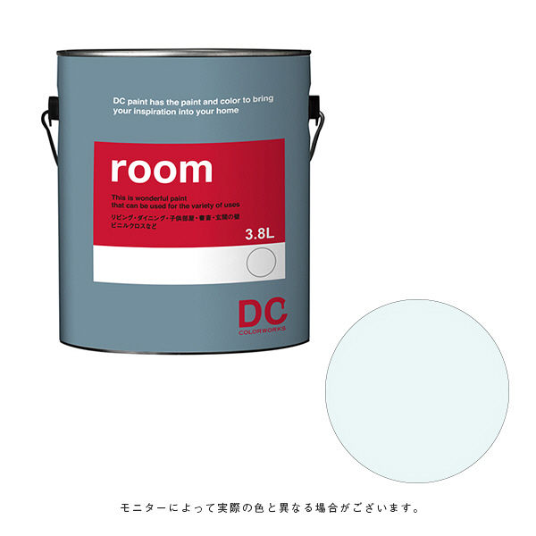 カラーワークス 室内壁用ペイント DCペイント ルーム ガロン 0481 3.8L（直送品）