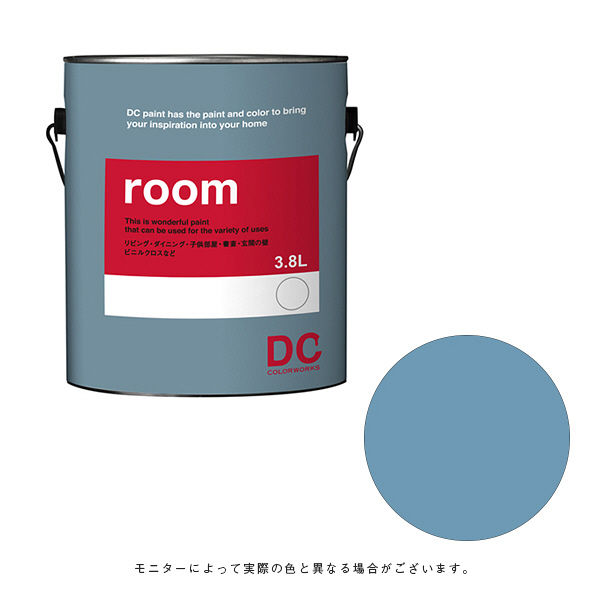 カラーワークス 室内壁用ペイント DCペイント ルーム ガロン 0632 3.8L（直送品）