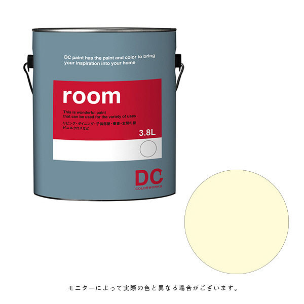 カラーワークス 室内壁用ペイント DCペイント ルーム ガロン 0811 3.8L（直送品）