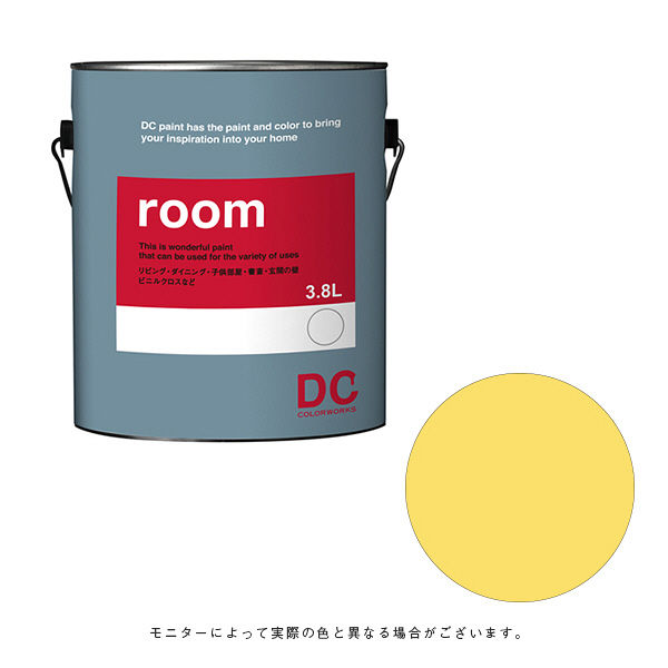 カラーワークス 室内壁用ペイント DCペイント ルーム ガロン 0814 3.8L（直送品）