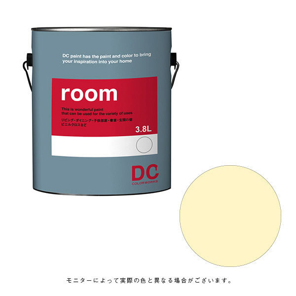 カラーワークス 室内壁用ペイント DCペイント ルーム ガロン 0867 3.8L（直送品）