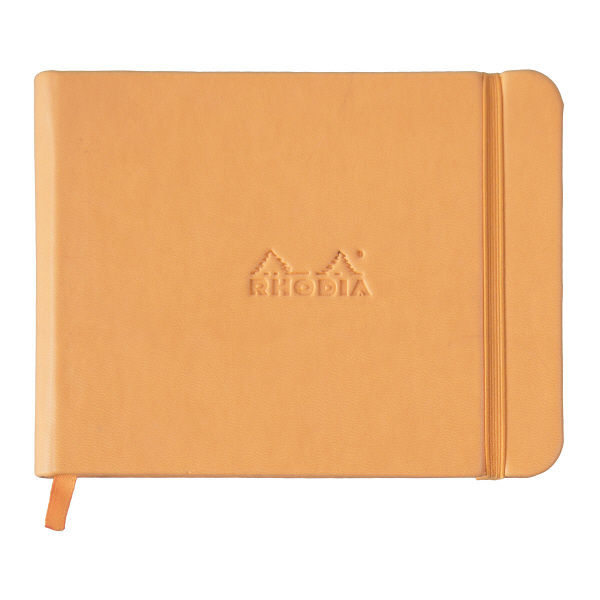 RHODIA（ロディア） ウェブノートブックランドスケープ ドット 14×11 オレンジ cf118018 1セット（2冊入）（直送品）