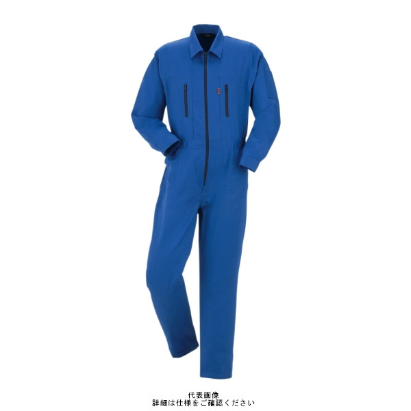 ヤマタカ 綿100%ツナギ服 ブルー L L1000ー1ーL L1000-1-L 1枚（直送品）