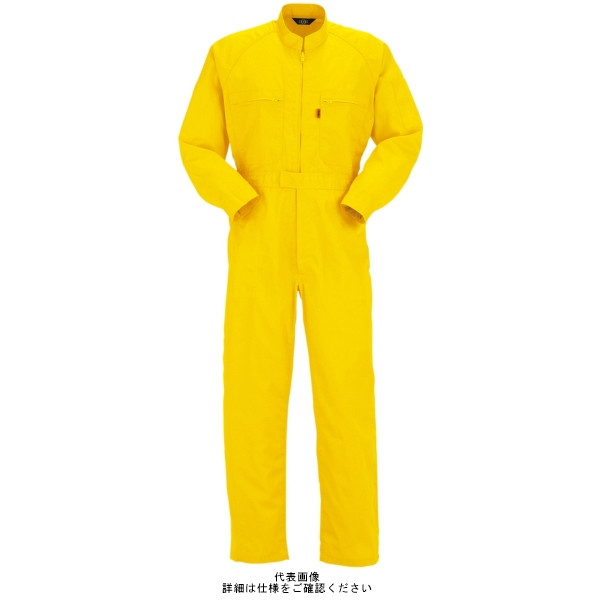 ヤエカ　つなぎ ヤマタカ ツナギ服 イエロー 5L 6100ー9ー5L 1枚（直送品