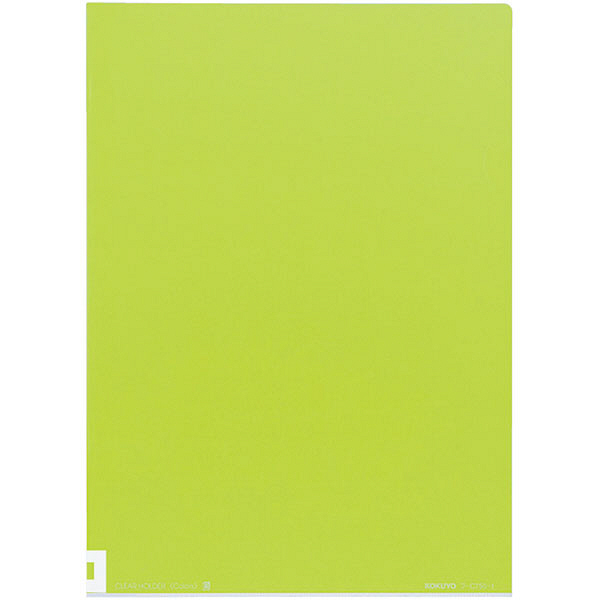 コクヨ（KOKUYO） クリヤーホルダー＜カラーズ＞A4 フ-C750-1 1セット（100枚）（直送品）