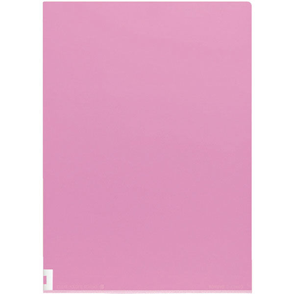 コクヨ（KOKUYO） クリヤーホルダー＜カラーズ＞A4 ライトピンク フ-C750-3 1セット（100枚）（直送品）