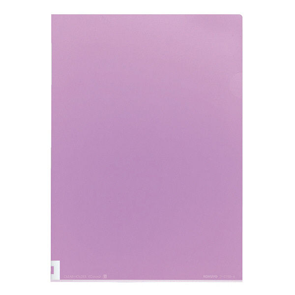 コクヨ（KOKUYO） クリヤーホルダー＜カラーズ＞A4 フ-C750-4 1セット（100枚）（直送品）