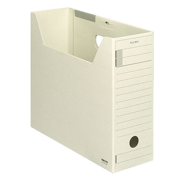 コクヨ（KOKUYO） ファイルボックス-FS ミックスペーパー A4横 背幅102mm グレー A4-LFJ-M 1セット（5冊）（直送品）