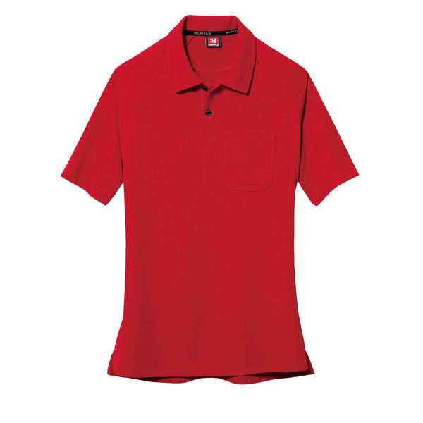 バートル 半袖ポロシャツ レッド 5L 105-86-5L（直送品）