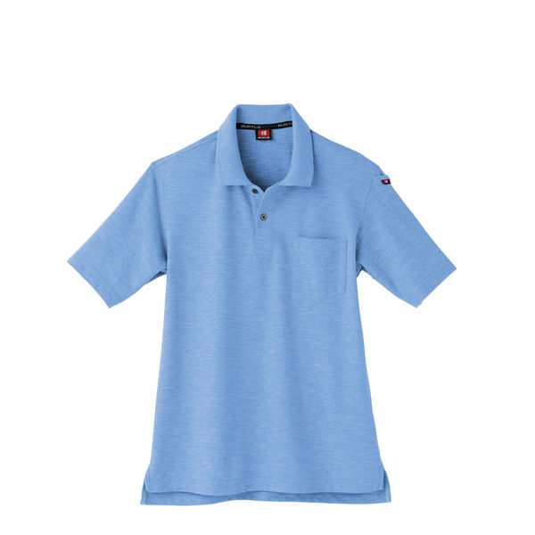 バートル 半袖ポロシャツ サーフブルー 3L 507-47-3L（直送品）