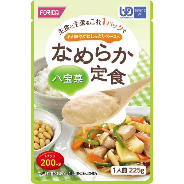 ホリカフーズ なめらか定食 八宝菜 1箱（12袋入）【UDF区分：かまなくてよい】（取寄品）