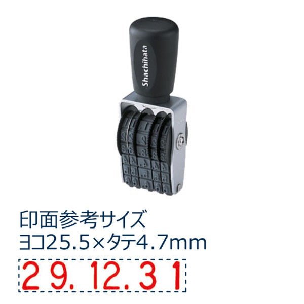 シヤチハタ 回転ゴム印タート用 欧文日付 3号 NFD-3GT（取寄品）