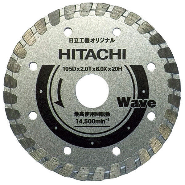 HiKOKI（ハイコーキ） ダイヤモンドカッター 203mm×25.4 （波形） 標準