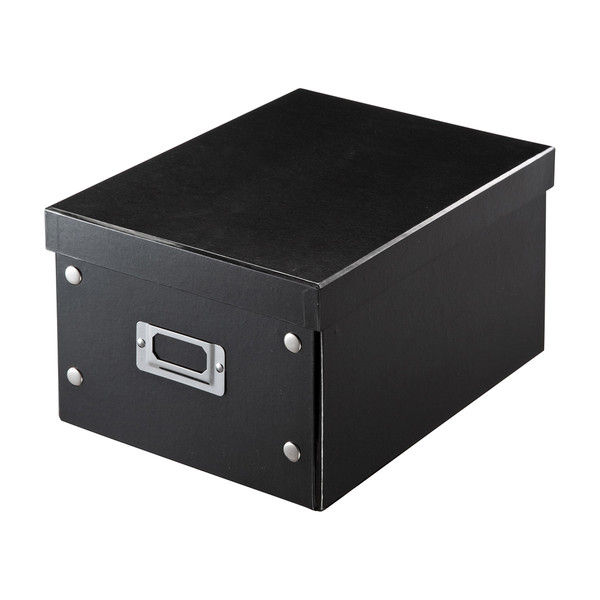 サンワサプライ 組み立て式DVD BOX （ブラック） FCD-MT4BK 1個（直送品）