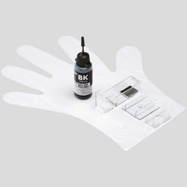 【処分品】キヤノン（Canon）用 詰め替えインク INK-C6B30S BCI-6BK用 ブラック 1個（直送品）