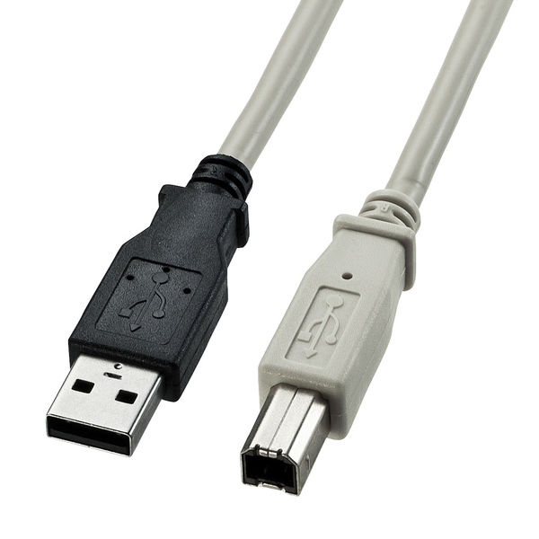 サンワサプライ USB Aオス-USB Bオス 4m ケーブル - PCケーブル・コネクタ