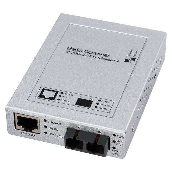 サンワサプライ 光メディアコンバータ LAN-EC202C 1個 - アスクル