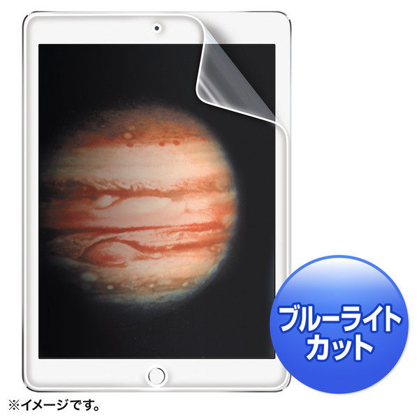 サンワサプライ Apple 12.9”iPad Pro 2017/Pro用ブルーライトカット液晶保護指紋反射防止フィルム LCD-IPPBCAR 1枚（直送品）