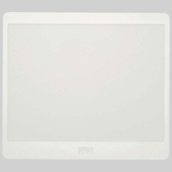 サンワサプライ オリジナルマウスパッド（ホワイト） W170×D150×H0.8mmMPD-HASA2W 1個（直送品）