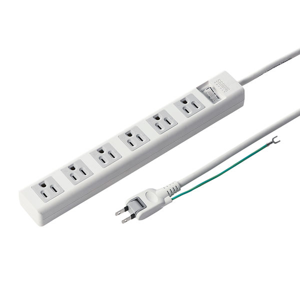 サンワサプライ 電源タップ TAP-N3650SWN 1個