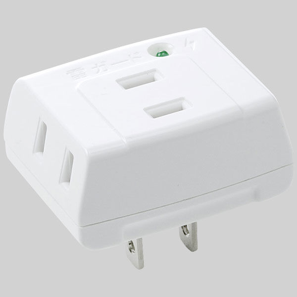 サンワサプライ 雷ガード ホワイト 2P式 3個口 TAP-SP207 1個（直送品）