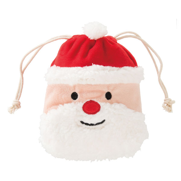 ヘッズ クリスマスサンタ巾着バッグ-S XMS-KBS 1セット（30枚：10枚×3パック）（直送品）
