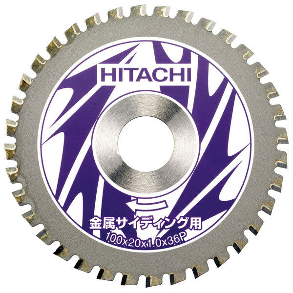 HiKOKI（ハイコーキ） チップソー（金属サイディング用） 100mm×20 36枚刃 00328544（直送品）