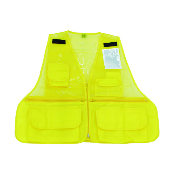 トラスコ中山 TRUSCO 【売切廃番】 反射材付多機能ベスト イエロー THTB-YE 1着 833-8526（直送品）