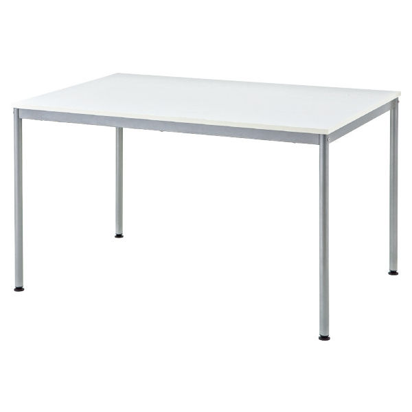 ストア・エキスプレス ミーティングテーブル W120cm ホワイト 7086-101（直送品）