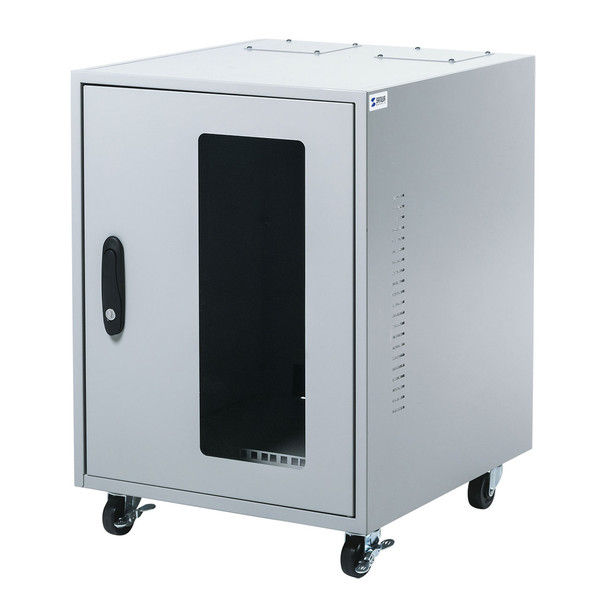 サンワサプライ 簡易防塵ハブボックス（6U） MR-FAHBOX6U 幅424×奥行465×高さ600mm 1台（直送品）