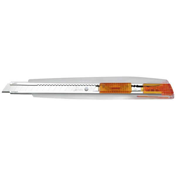 エヌティー A刃1枚・刃折具付・オートロック式・オレンジ（スケルトン） iA-300RP（O） 1セット（30個）（直送品）