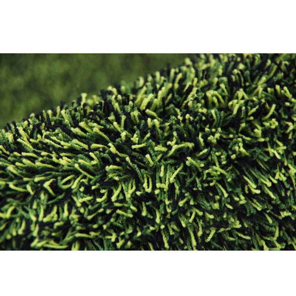 イケヒコ ラグ 1.5畳タイプ 洗える 『ノベル』 グリーン 約130×185cm すべりにくい裏地加工 3964309 1枚（直送品）
