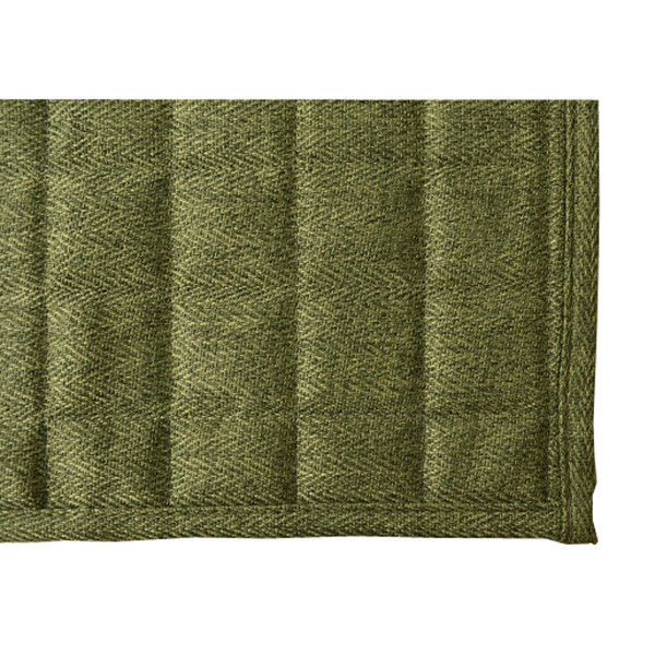 イケヒコ ラグ 1.5畳タイプ 洗える 無地 『コルム』 グリーン 約130×185cm ホットカーペット対応  1枚（直送品）