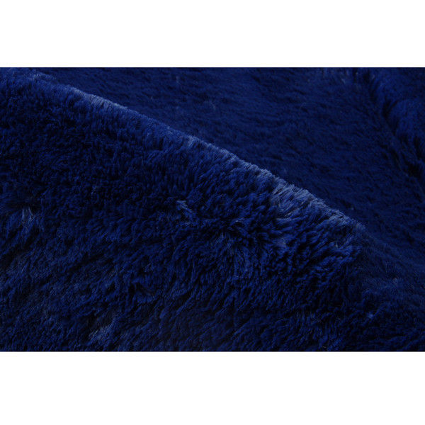 イケヒコ ラグ カーペット ルームマット フィラメント糸 『フィリップ』 ネイビー 約92×130cm 1301260192501 1枚（直送品）
