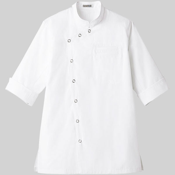 男女兼用ショップコート七分袖 S ホワイト ET1301-0001 1着 サーヴォ（旧サンペックスイスト）（直送品）