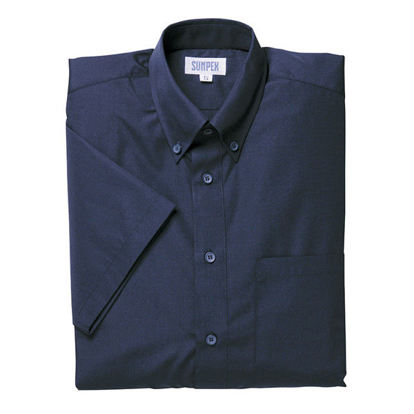 男女兼用半袖シャツ L ネイビー Y5816-0003 サーヴォ（旧サンペックスイスト）（直送品）