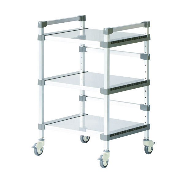 シンドー アルアップワゴン 3段 奥行554mm 684-554-1048C3 1台 24-5343-03（直送品）